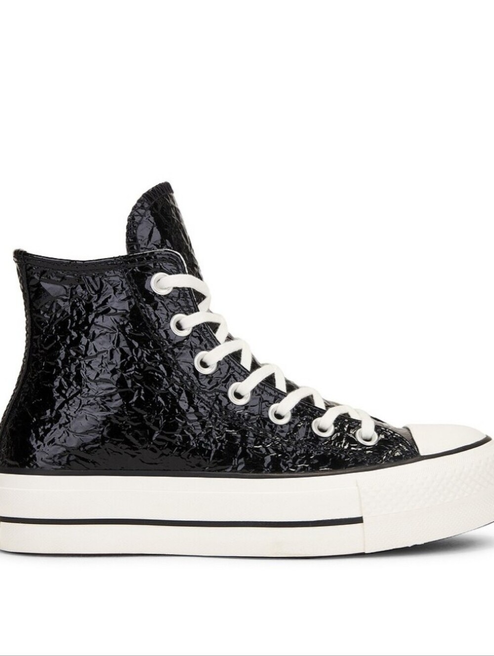 Conversechuck Taylor All Star Lift Platform Crinkled Leather High Top Sneakers - Picture 6 of 14